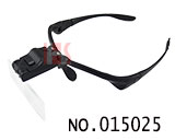 안경식 확대경 LED 라이트(교체용 렌즈 5 개, 배터리 포함)