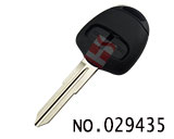 Mitsubishi Outlander 리모컨 키 케이스 (왼쪽 슬롯, 로고 없음) 버튼 2개